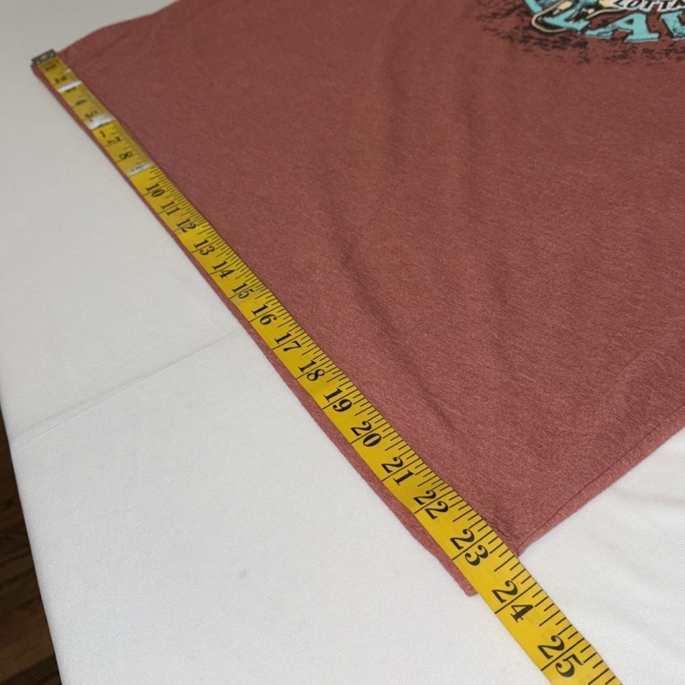 Lulu Mac graphic T-shirt short sleeves crew neck western vibe Size X-Large - Picture 4 of 7